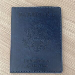 Blue Passport Holder